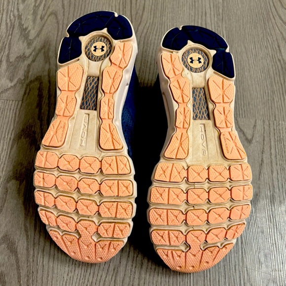 UNDER ARMOUR HOVR INFINATE 2 WOMEN'S‎ RUNNING SHOES BLUE/PINK SIZE 10 - Picture 10 of 11